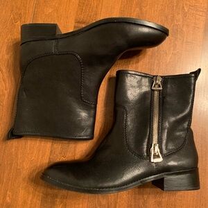 ANTONIO MELANI Black Zip Boots